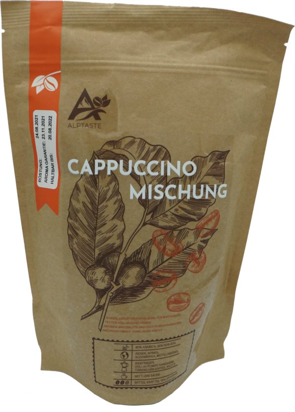 Kaffeepackung Alptaste Capuccinio Mischung