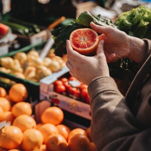 Orangen am Markt