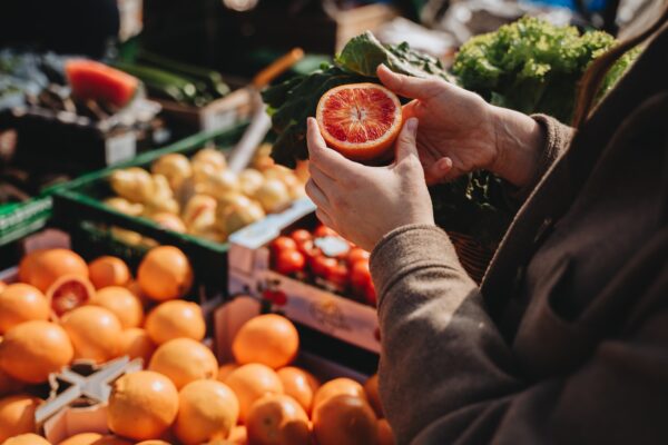 Orangen am Markt